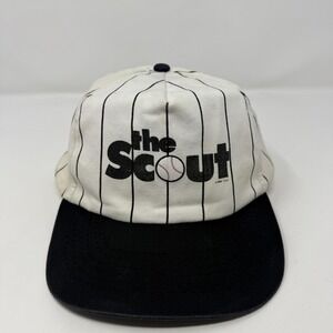 Vintage The Scout KC Caps Hat Cap Snap Back White Baseball Mens One Size 90s